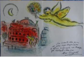 Marc CHAGALL (d’après) - L’Opéra Garnier, 1962, Lithographie Mourlot 2