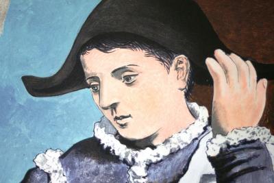 Pablo PICASSO (d’après) - Arlequin - Affiche lithographique 2