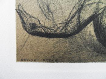 Odilon REDON (d’après) - Centaure et Dragon, 1950, Gravure signée 2