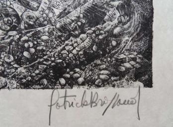 Patrick BRISSAUD - Égypte Fantastique - Lithographie originale signée 2