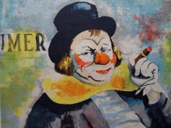 Viktor VIKO : Le CLown - Lithographie originale signée au crayon 2