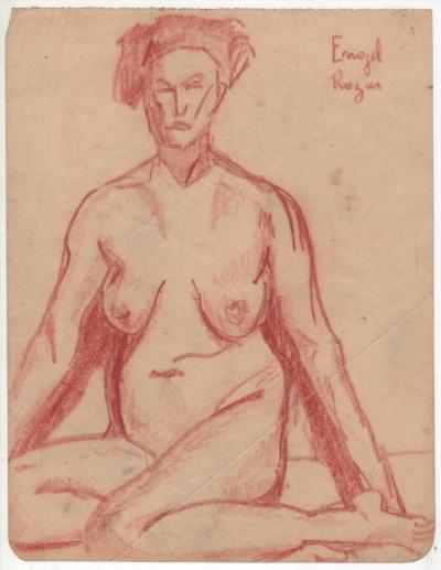 Ernest Rozier ENGEL-PAK - 5 Dessins d’étude au fusain 2