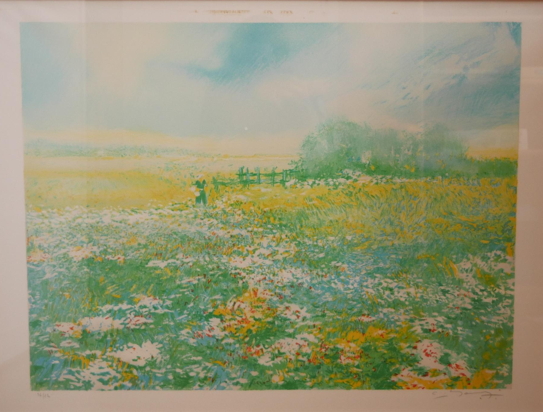 Claude Manoukian Campagne Fleurie Lithographie Signee Au Crayon Post War Modern Art Plazzart Claude Manoukian Campagne Fleurie Lithographie Signee Au Crayon Post War Modern Art Plazzart