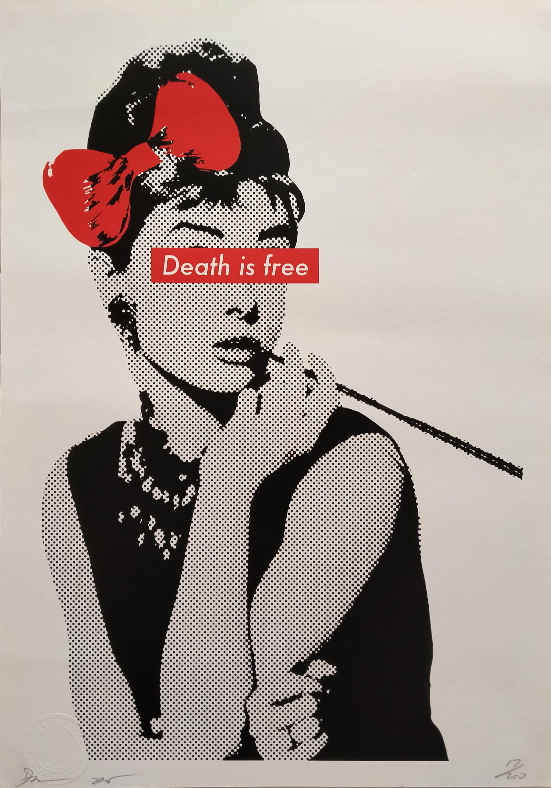Death NYC - Hepburn is free, 2016 - Signed and numbered silkscreen