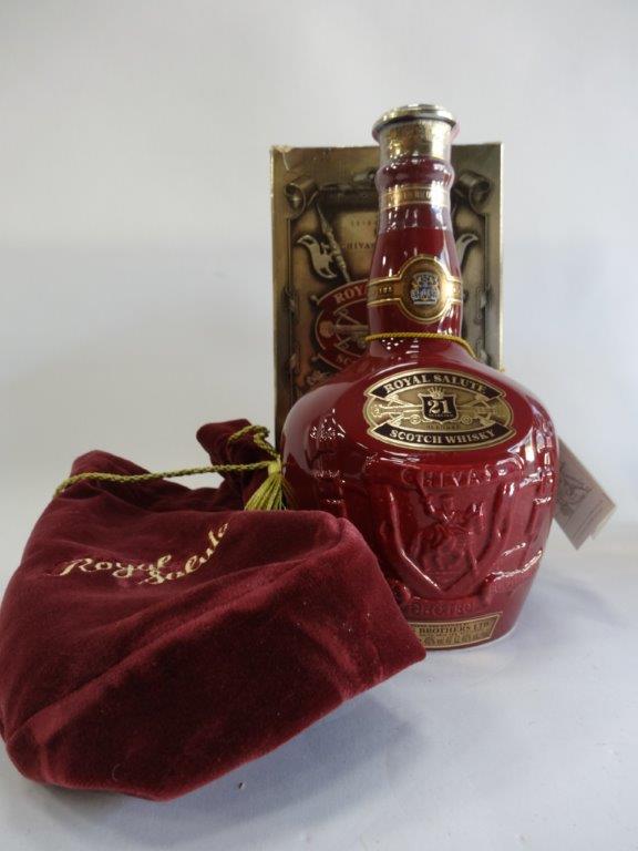 1 CHIVAS Royal Salute 21 ans - Wine & Spirits - Plazzart