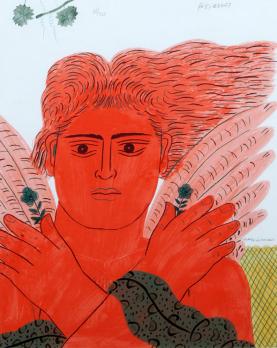 Alecos FASSIANOS - Personnage mythologique, Lithographie signée 2