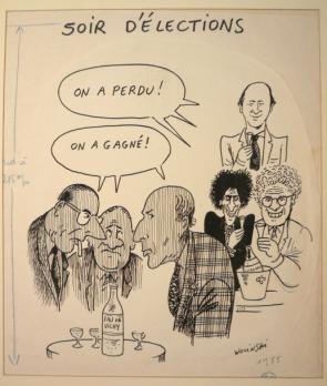 Georges WOLINSKI (né en 1934) Dessin 