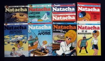 WALTHERY - Natacha, Tomes 1 à 9 en édition originale 2