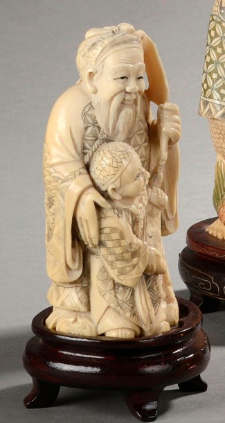 Pierre De Rêve Chinoise En Marbre Période Qing | Rare, 20x15 Cm, Antiquité Décoration Asiatique