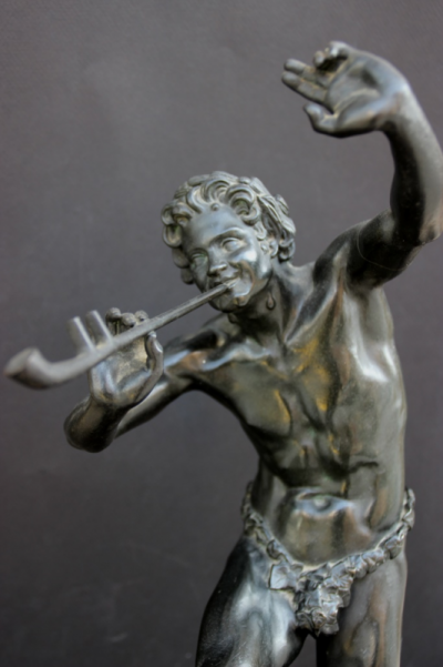Eugène Louis LEQUESNE (1815-1887) - Le Faune dansant, bronze signé 2