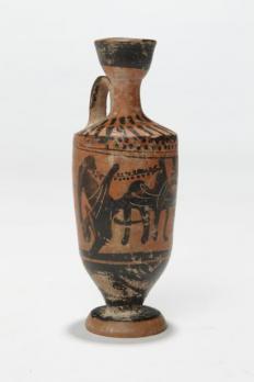 GRÈCE v.490 avJC , Groupe de Haimon - Lécythe attique à figures noires 2