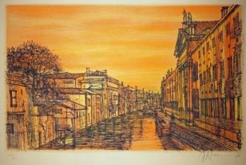 Jean CARZOU (1907-2000) - Venise, 1966, Lithographie signée 2