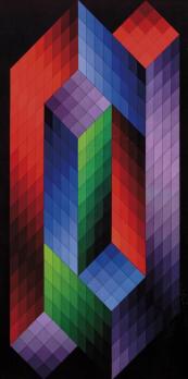 Victor VASARELY - Torony, Héliogravure 2