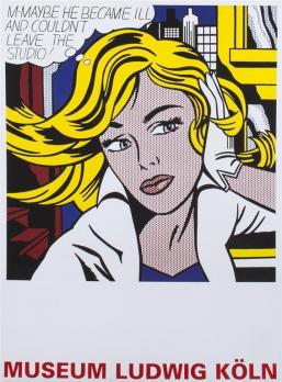 Roy LICHTENSTEIN - Maybe, 1979, Affiche sérigraphique 2