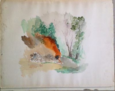 Baron RENOUARD - Sans titre - Aquarelle signée 2