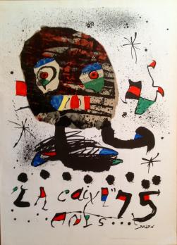 Joan MIRÓ - La Caixa 75, Lithographie originale 2