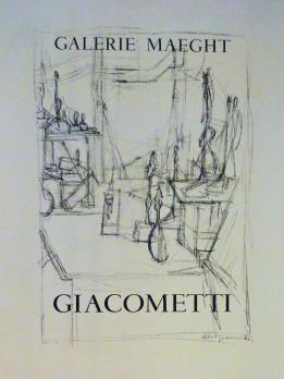 Alberto GIACOMETTI - Affiche exposition Galerie Maeght 2