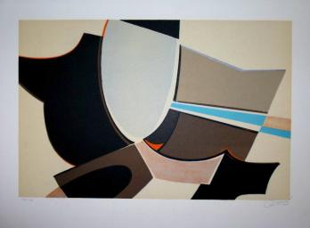 Georges CSATO (1910-1983) - Composition, Lithographie signée et numérotée 2