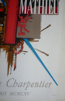 Georges MATHIEU - Affiche pour la galerie Charpentier 2