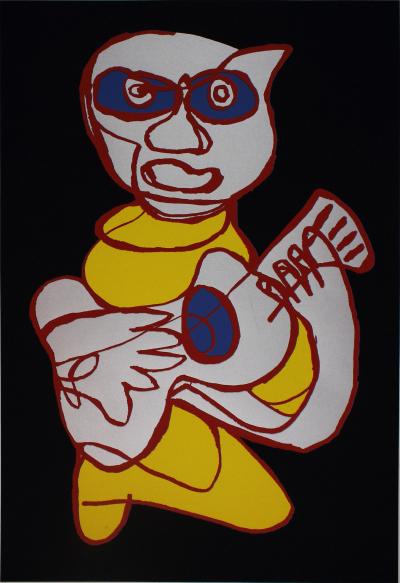 Karel APPEL -  Kool Luke, 1978 - sérigraphie signée 2