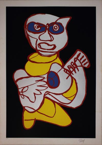 Karel APPEL -  Kool Luke, 1978 - sérigraphie signée 2