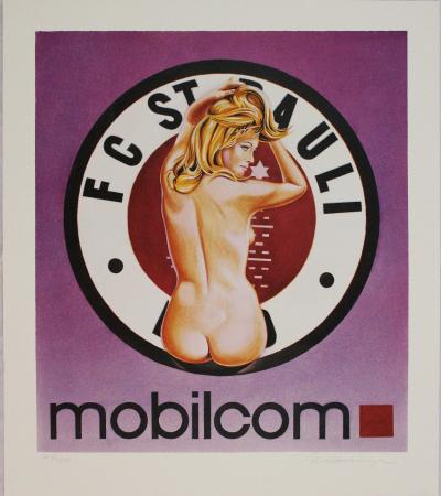 Mel RAMOS - St. Pauli I, 2003 - Impression offset signée au crayon 2
