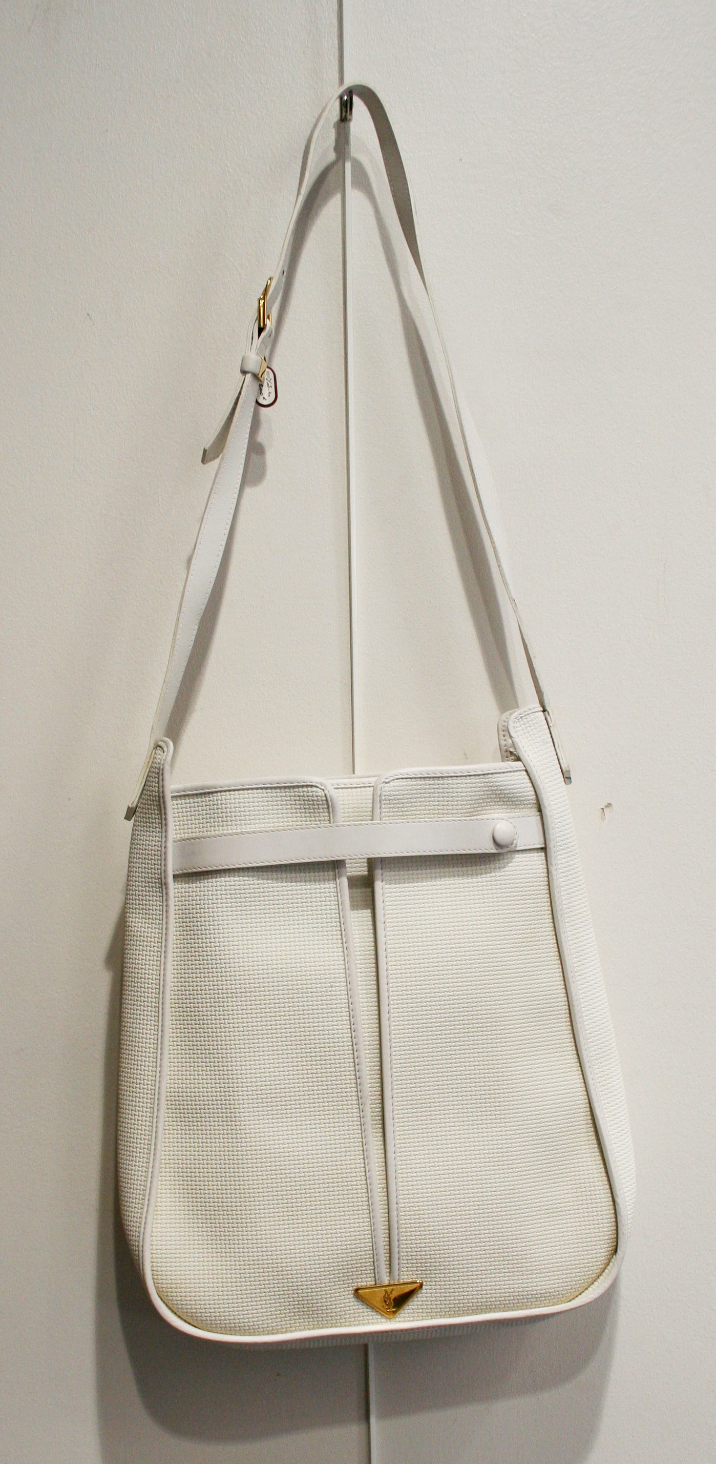 Yves SAINT LAURENT - Sac en cuir blanc - Mode et Accessoires - Plazzart