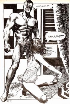Milo MANARA - ’Genius’, 1969, planche originale 2