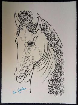Jean COCTEAU (d’après) -  Lithographie de la série 