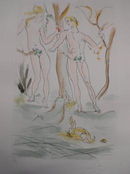 Salvador DALI - Adam et Eve de 