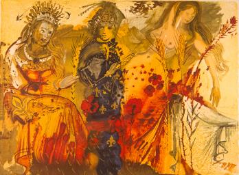 Salvador DALI - Les saisons -L’été, lithographie 2