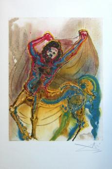 Salvador DALI - Le centaure de Crète, lithographie signée 2