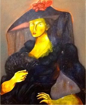 Juan COOK (1948-) - La belle espagnole, Huile sur toile signée 2