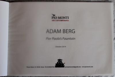 Adam BERG - La fontaine de Pier Paolo, 2014 - Photographie signée 2