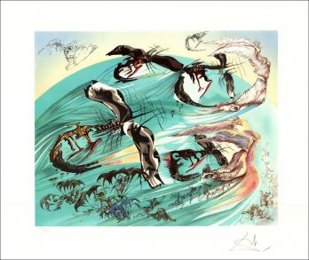 Salvador DALÍ (1904-1989) - Prophétie dalinienne, Lithographie signée 2
