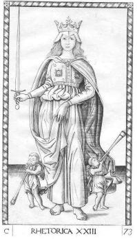 Andrea MANTEGNA (Italie 1431-1506) - Rhetorica, gravure 2