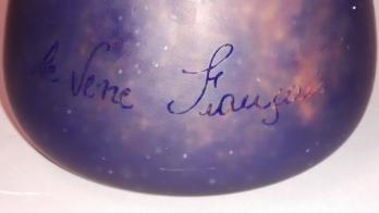 Le VERRE FRANÇAIS - Vase soliflore en pâte de verre 2