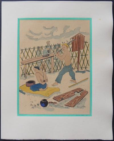 Tsuguharu FOUJITA (d’après) - Propos d’un intoxiqué - 16 lithographies 2