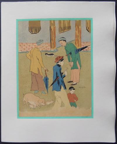 Tsuguharu FOUJITA (d’après) - Propos d’un intoxiqué - 16 lithographies 2