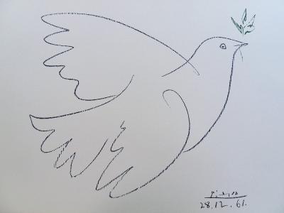 Pablo Picasso: The Dove of Peace - Signed Lithograph 2