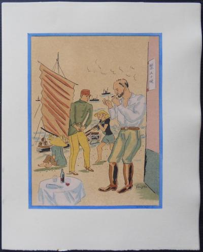 Tsuguharu FOUJITA - Propos d’un intoxiqué, 16 lithographies - Signées 2