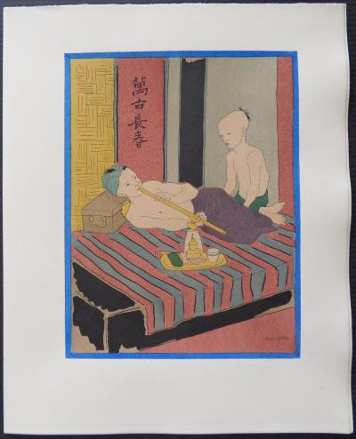 Tsuguharu FOUJITA (d’après) - Propos d’un intoxiqué - 16 lithographies 2