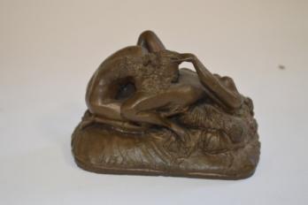 J.M. LAMBEAUX - Le Baiser, poudre de bronze 2