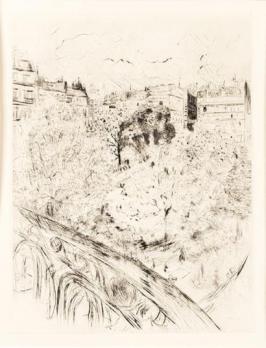 Edouard VUILLARD (1868-1940) - Parc Monceau, gravure 2