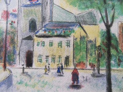 Maurice UTRILLO - Saint Germain des Prés, Original Lithograph 2