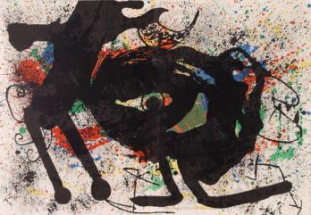 Joan MIRÓ - Sobreteixims, Lithographie 2