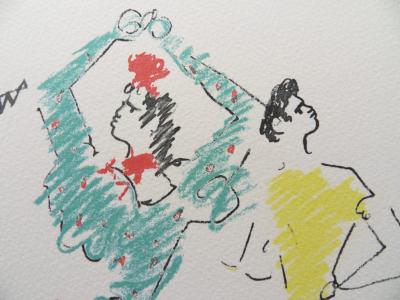 Jean COCTEAU - Danseuse de Flamenco, 1961 - Lithographie 2