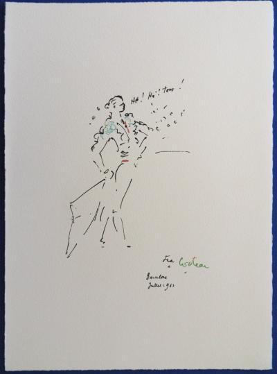 Jean COCTEAU : He ! He! Toro !, 1961 - Lithographie 2