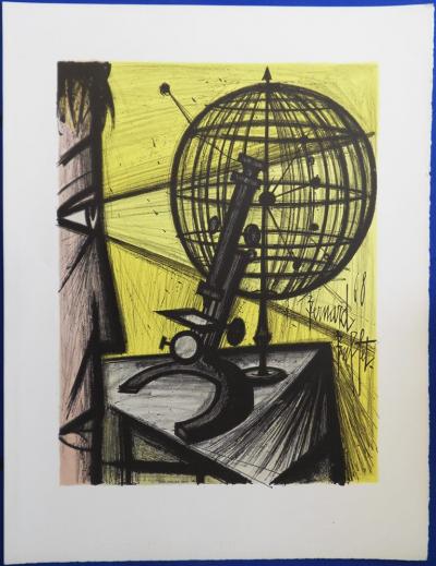 Bernard BUFFET - La Science / Le Microscope, 1969 - Lithographie 2