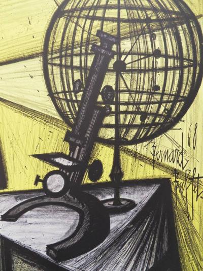 Bernard BUFFET - La Science / Le Microscope, 1969 - Lithographie 2